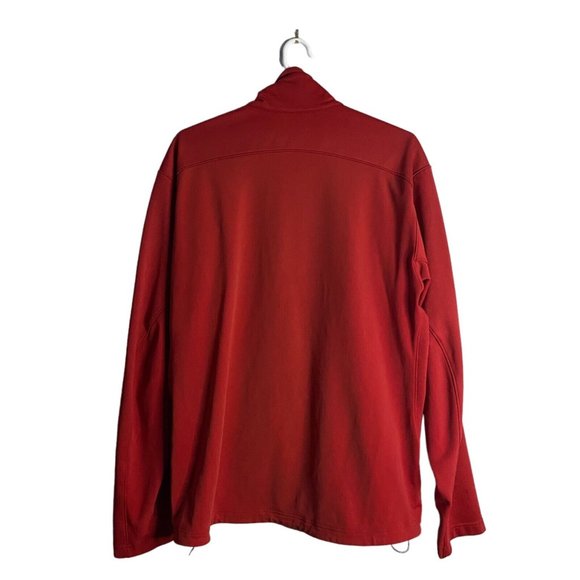 MEC Men's Red Full Zip Warm-up Performance Wear Jacket - Picture 8 of 12